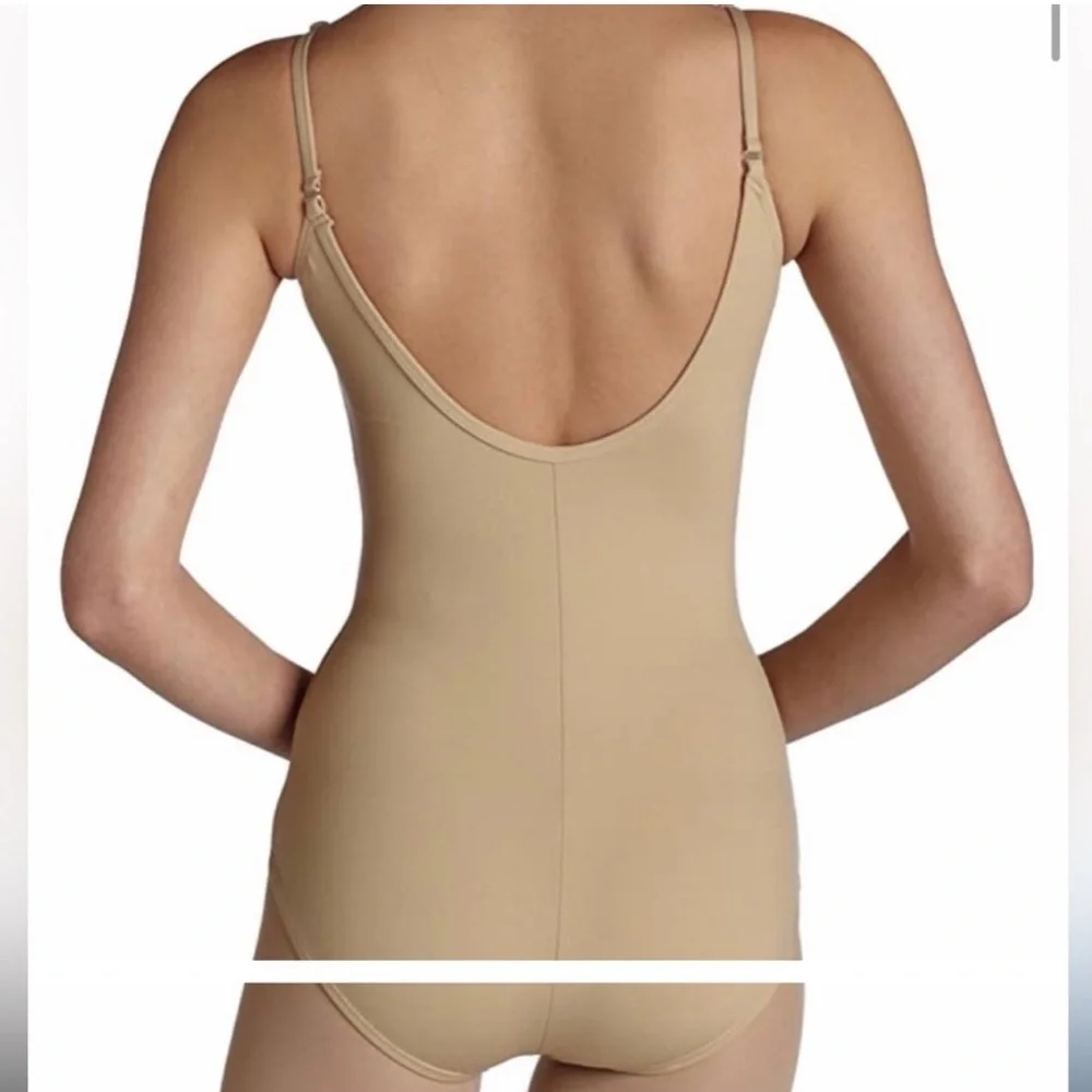 CAPEZIO Girls/Women/teen nude leotard sz XS